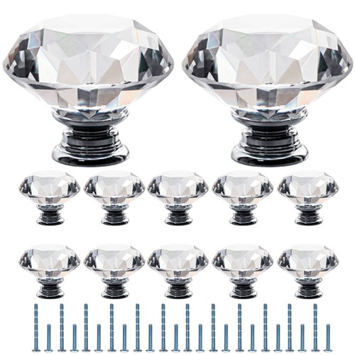 Furniware clear crystal door - clear,