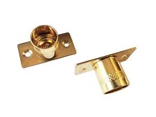 2 Brass Curtain Rod Recess