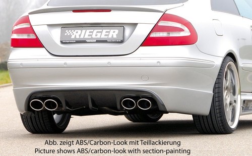 Rieger mercedes w209 clk rear - mercedes,