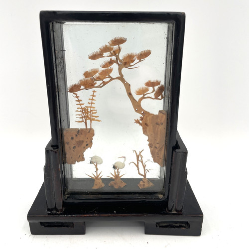 Chinese hand carve cork - chinese,