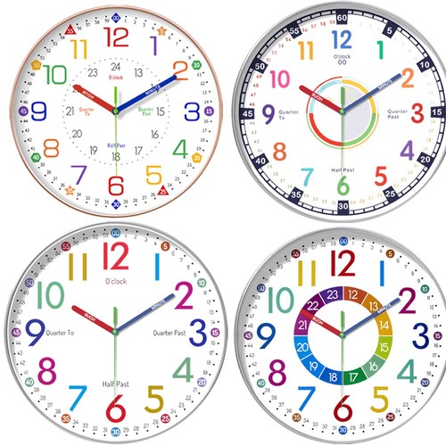 Inch clock for kids - inch,