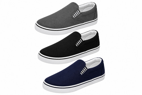 Mens canvas shoes slip - mens,