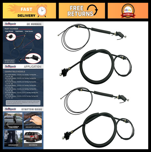 Power sliding door cable - sliding, kit
