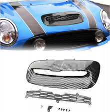 Front Air Hood Vent Scoop Intale For Mini Cooper S R56 2007-13 Carbon Fiber Look