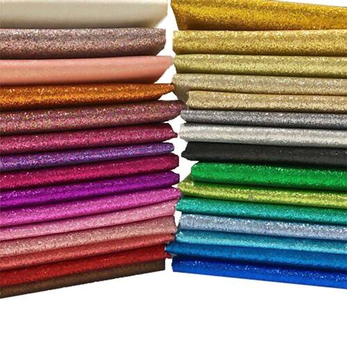 Fine metallic glitter fabric - fine,