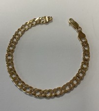 9CT GOLD DOUBLE CURB LINK