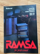 Catalog RAMSA WR-20.21 Vocal