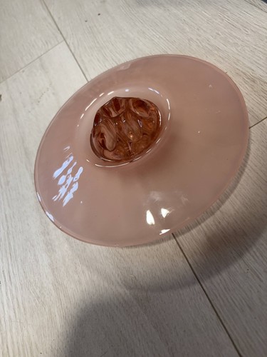 Vintage english pink glass - english,