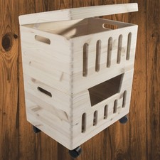 2 Tier Wooden Vegetable Food