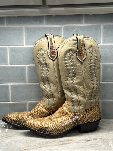 Honda boots snake - snake, tan