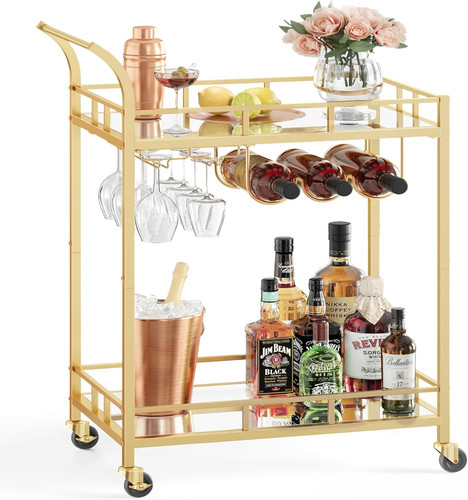 Vasagle drinks trolley bar - vasagle, trolley,
