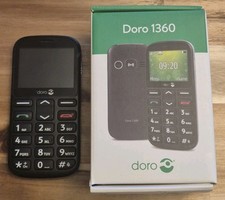 Doro 1360 Mobile Phone. Loud. Large button. Unlocked. Boxed. SOS Function.