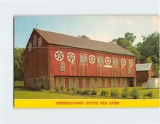 Postcard Pennsylvania Dutch Hex Barn