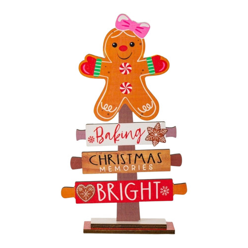 Wooden tree decor for holiday - wooden,