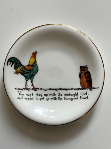 Vintage aynsley china owl and - china,