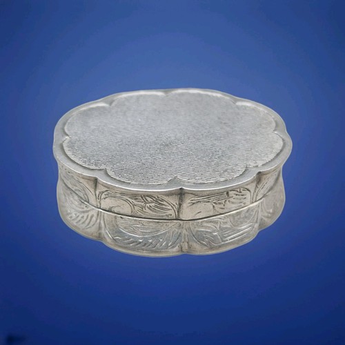 Sterling silver snuff pill - silver,