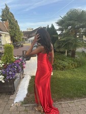Designer Boutique Red Satin