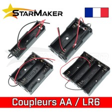 AA Battery Coupler Case Holder 1, 2, 3, 4 Batteries LR6 1.5V 3V 4.5V 6V