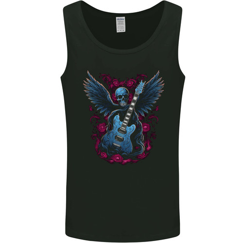 Guitar skull heavy metal rock - metal,