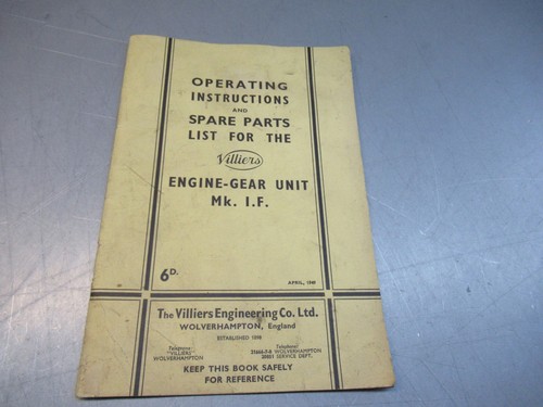 Villiers mark f engine - 98,