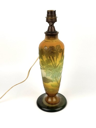 Emile gallé glass - emile, lamp