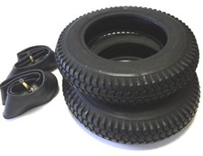 2 Set Reifen + Schlauch 3.00-8 schwarz Elektromobil Scooter Elektro E- Rollstuhl