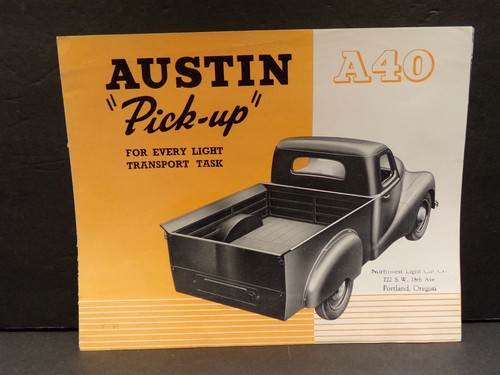 Austin a40 pick - "pick-up", for