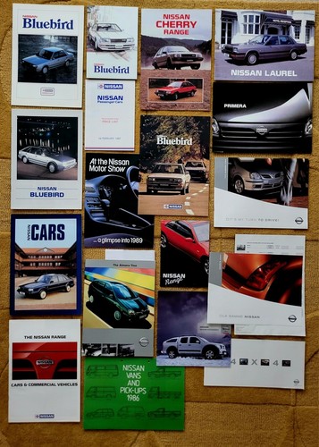 Nissan bluebird car brochures - nissan,