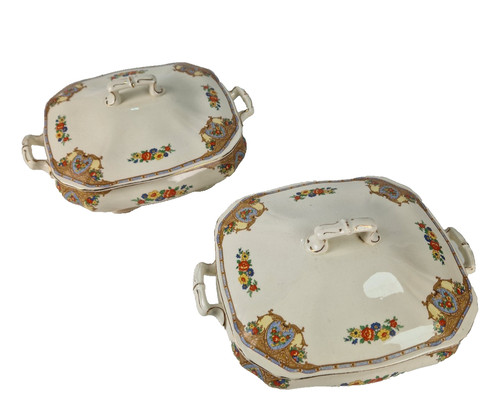 Pair alfred meakin lidded - of,