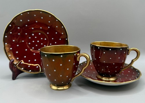 Two vintage carlton ware rouge - vintage,