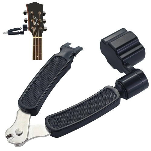 Guitar string winder black - string,