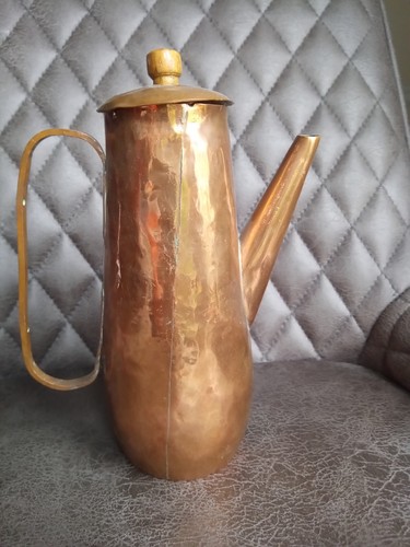 Copper kettle hand hammered - copper,