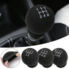 SOFT SILICONE NONSLIP CAR SHIFT KNOB GEAR STICK COVER PROTECTOR BLACK           