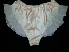 Vintage 90s Pink Satin Chiffon