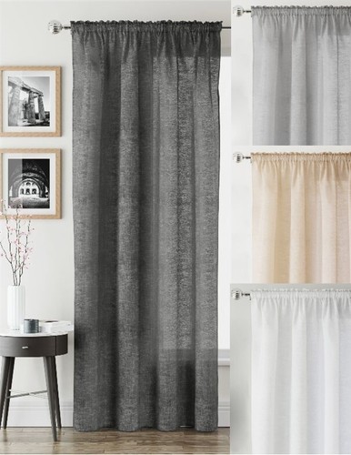 Rhodes linen look voile slot - rhodes,