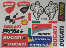 Motorcycle Sticker Decal Sheet