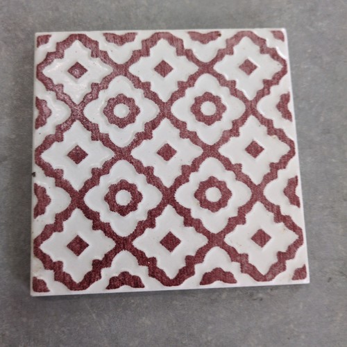10cm square terracotta - square,
