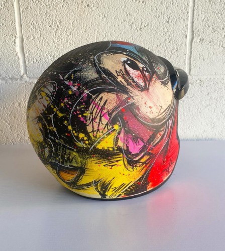 Mickey motorcycle helmet - mickey,