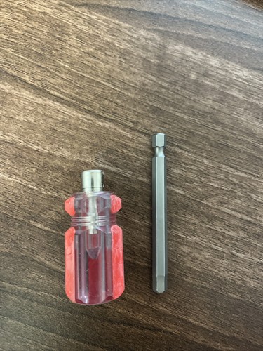 Red stubby 2inch - red, screwdriver