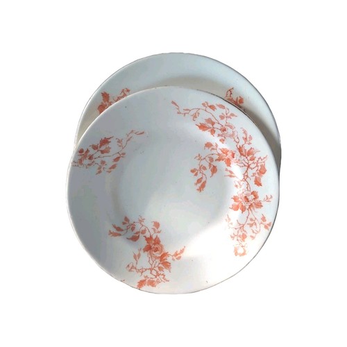 Antique allertons side plates - side,