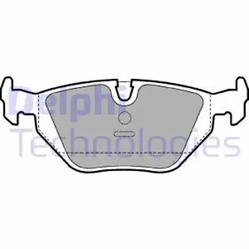 Brake pads low metallic - brake, lp907