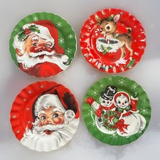 Festive Mr. Christmas Plates