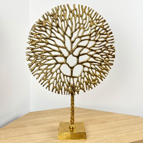 Modern gold sculpture ornament - modern,