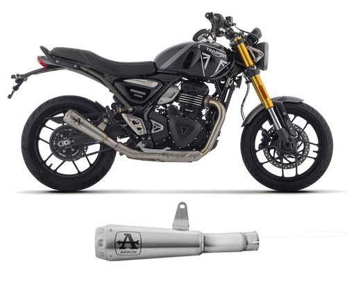 Exhaust muffler arrow pro - exhaust, race