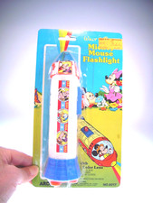 GSCOM "MICKEY MOUSE FLASHLIGHT ROCKET" HONG KONG, like NEW/NEW/NEW on CART!