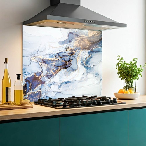 Printed glass kitchen - glass,