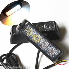 2Pcs Car Waterproof LED Hazard