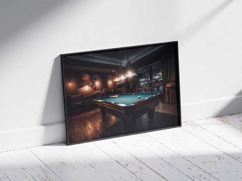American pool poster - american,