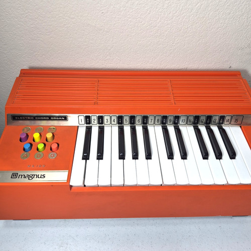 Vintage orange magnus electric - orange,