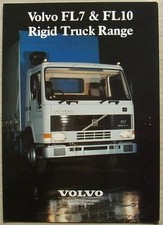 VOLVO F7 & F10 RIGID TRUCKS Commercial Sales Brochure Oct 1986 #RSP 4267-7